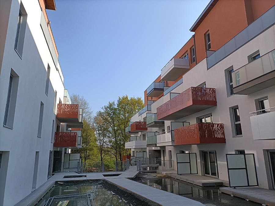 airexo- solution protection incendie- chantier client- residence etudiante le bukolia- nantes